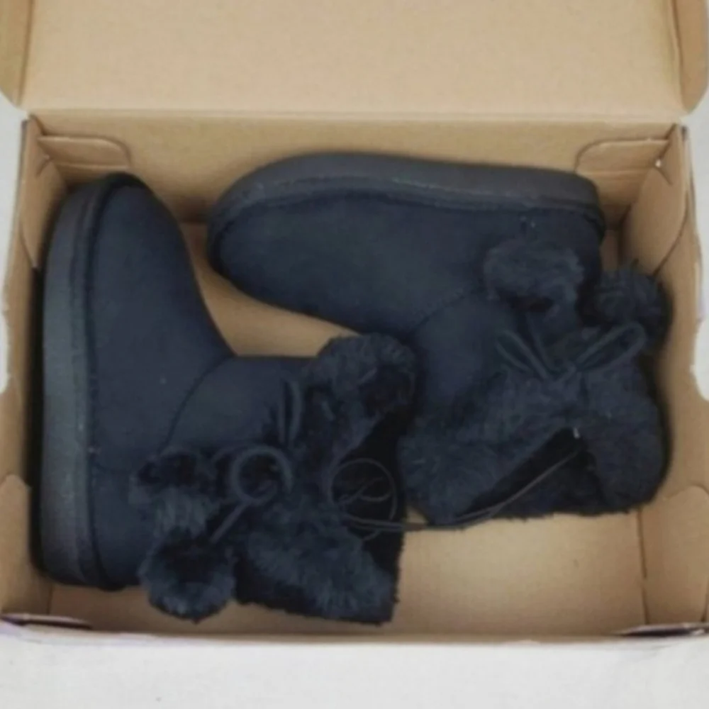 Okie dokie faux fur ankle bootie